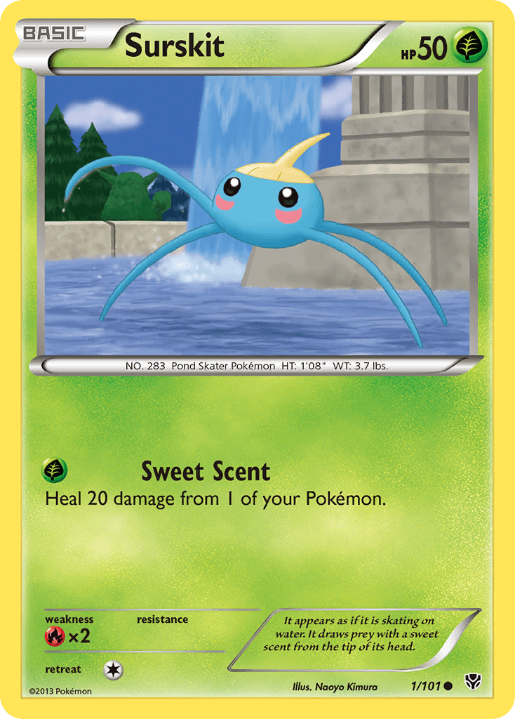 Carta Pokémon Surskit 1