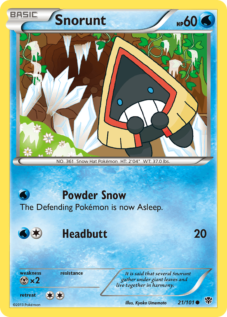 Carta Pokémon Snorunt 21