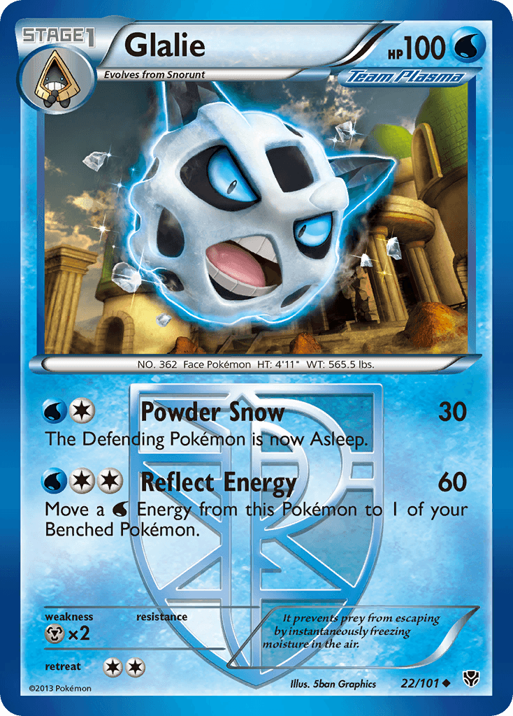 Carta Pokémon Glalie 22