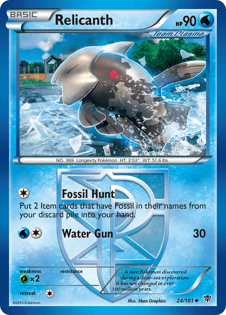 Carta Pokémon Relicanth 24