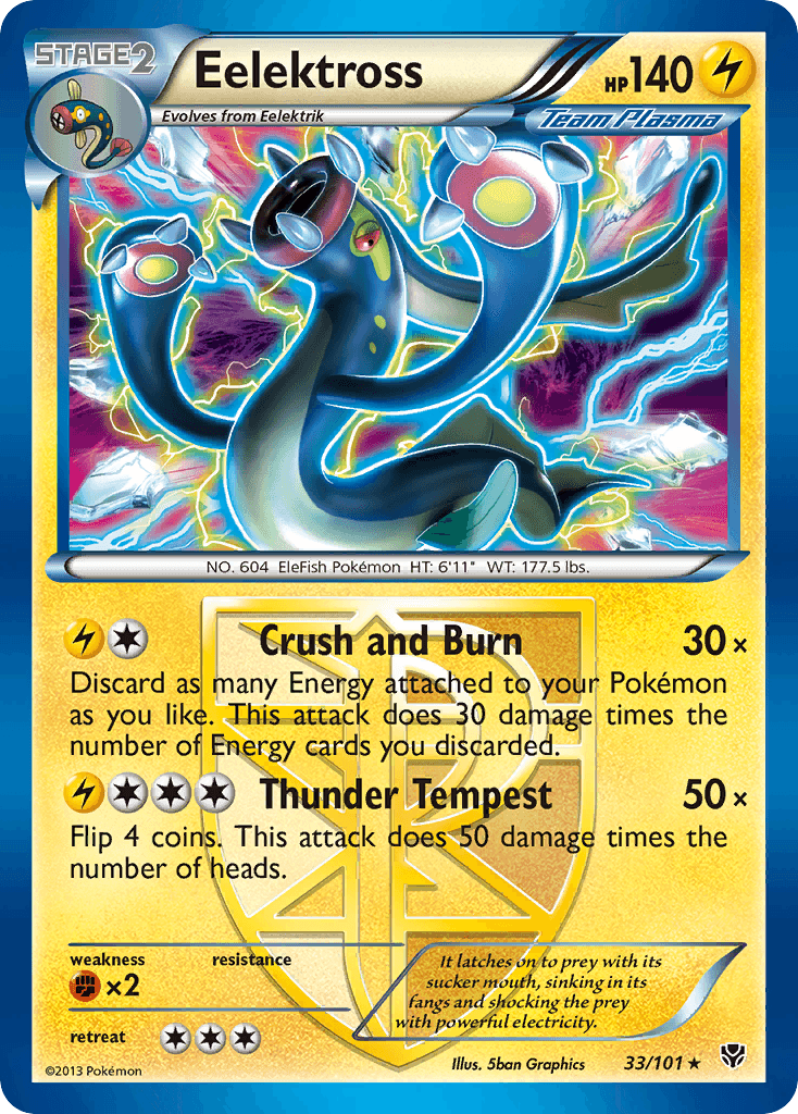 Carta Pokémon Eelektross 33