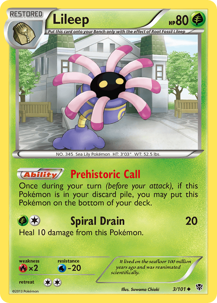 Carta Pokémon Lileep 3