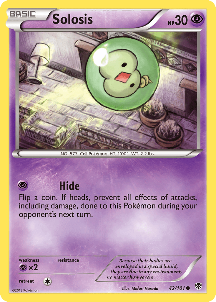 Carta Pokémon Solosis 42