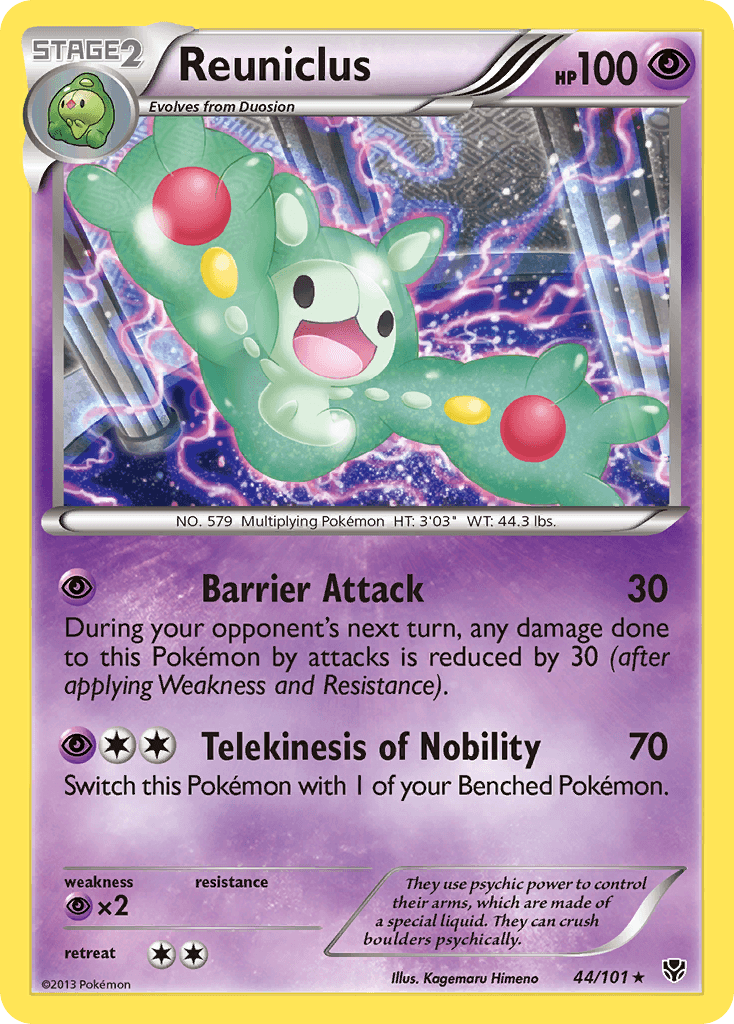 Carta Pokémon Reuniclus 44