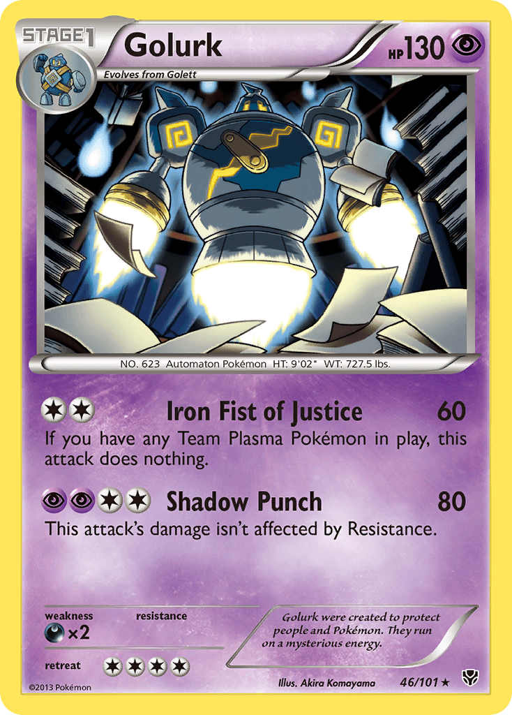 Carta Pokémon Golurk 46