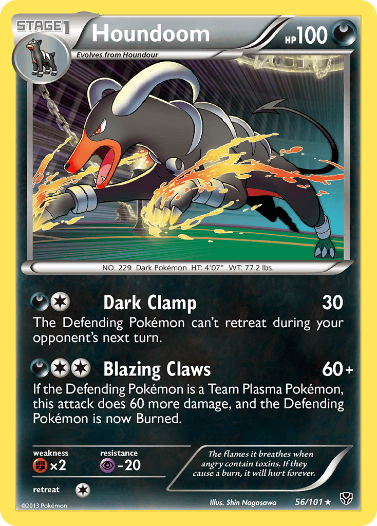 Carta Pokémon Houndoom 56