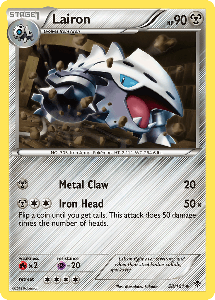 Carta Pokémon Lairon 58