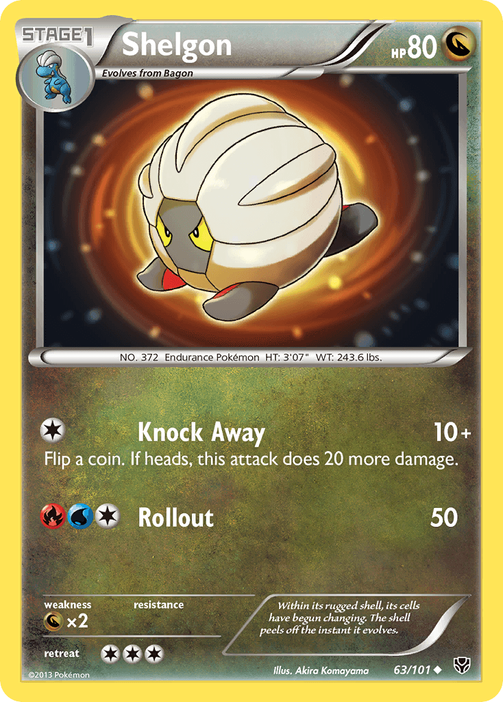 Carta Pokémon Shelgon 63