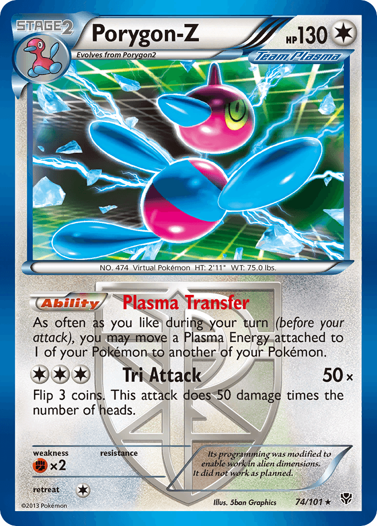 Carta Pokémon Porygon-Z 74