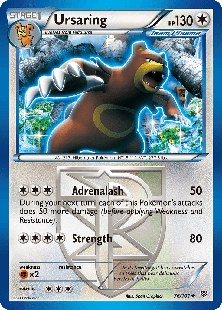Carta Pokémon Ursaring 76