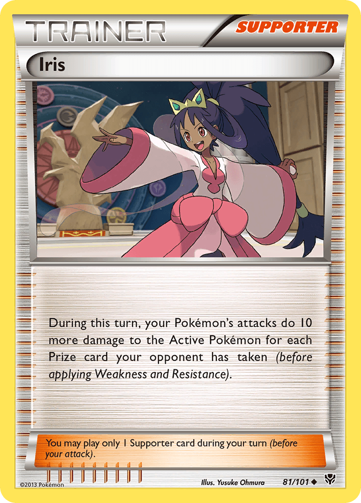 Carta Pokémon Iris 81 de Plasma Blast