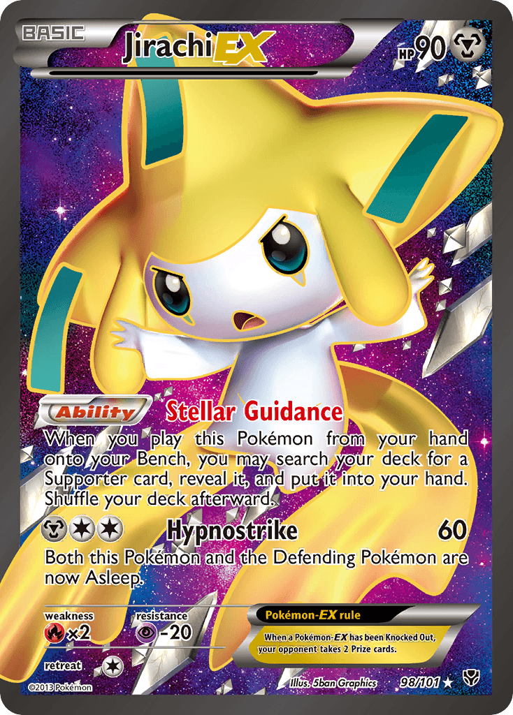 Carta Pokémon Jirachi-EX 98