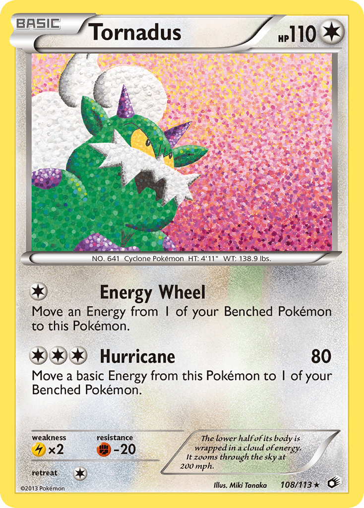 Carta Pokémon Tornadus 108