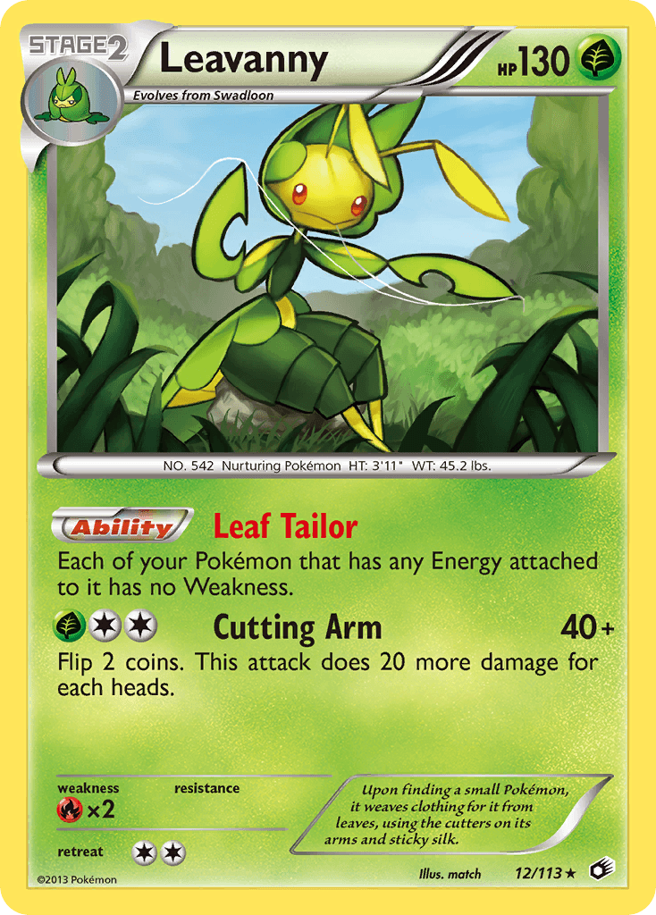 Carta Pokémon Leavanny 12