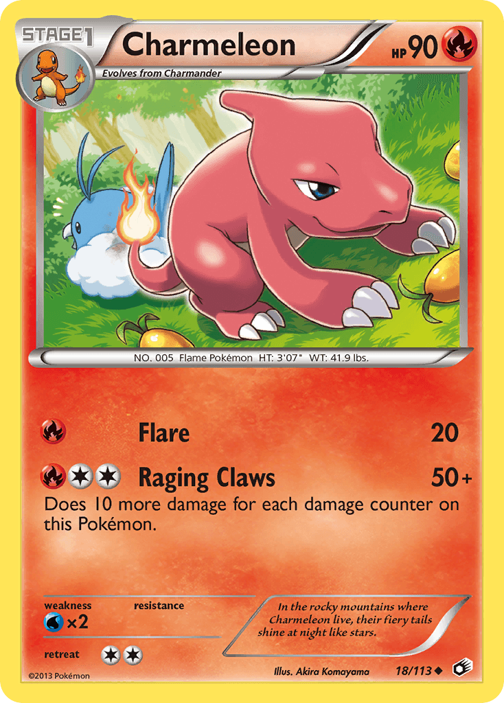 Carta Pokémon Charmeleon 18