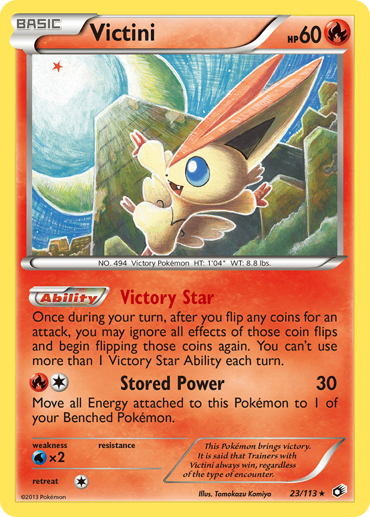 Carta Pokémon Victini 23