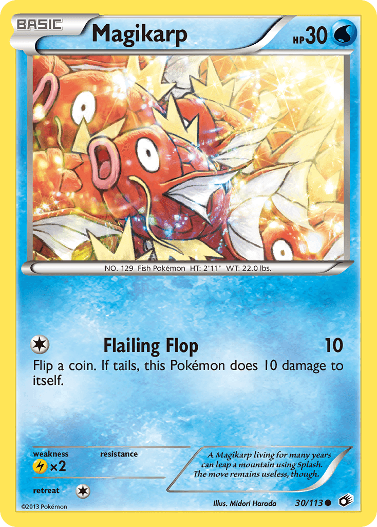 Carta Pokémon Magikarp 30