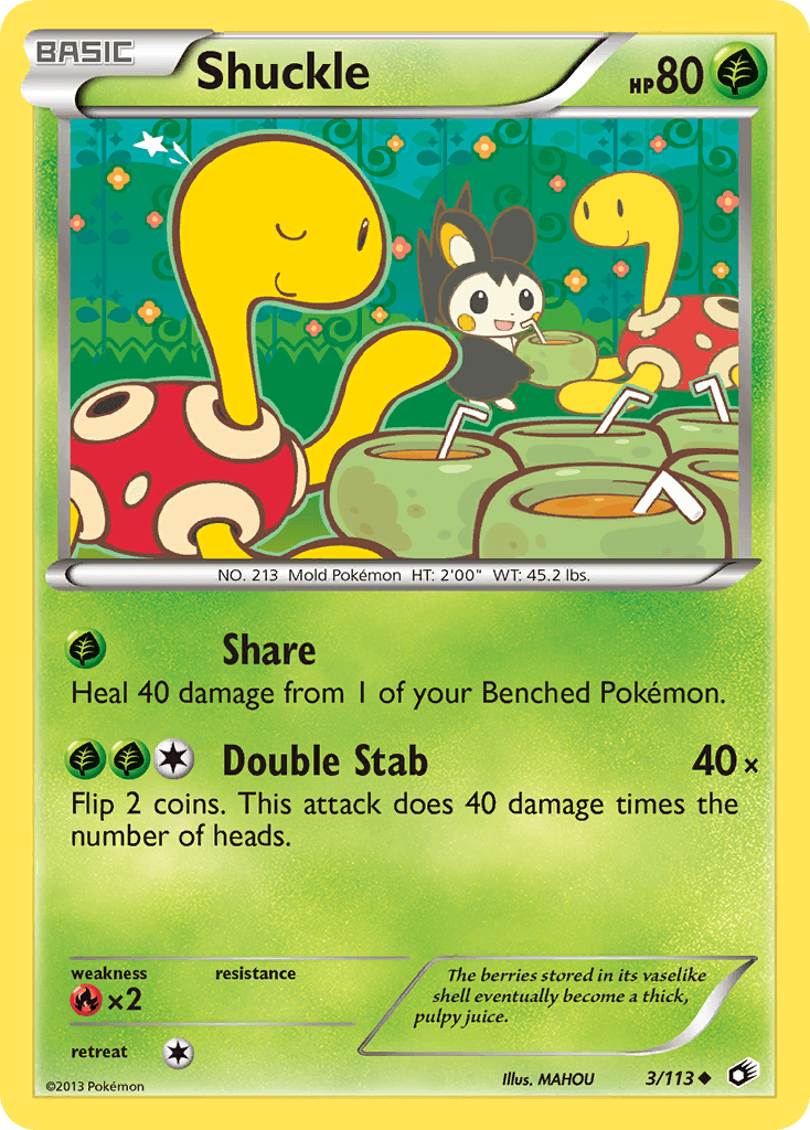 Carta Pokémon Shuckle 3