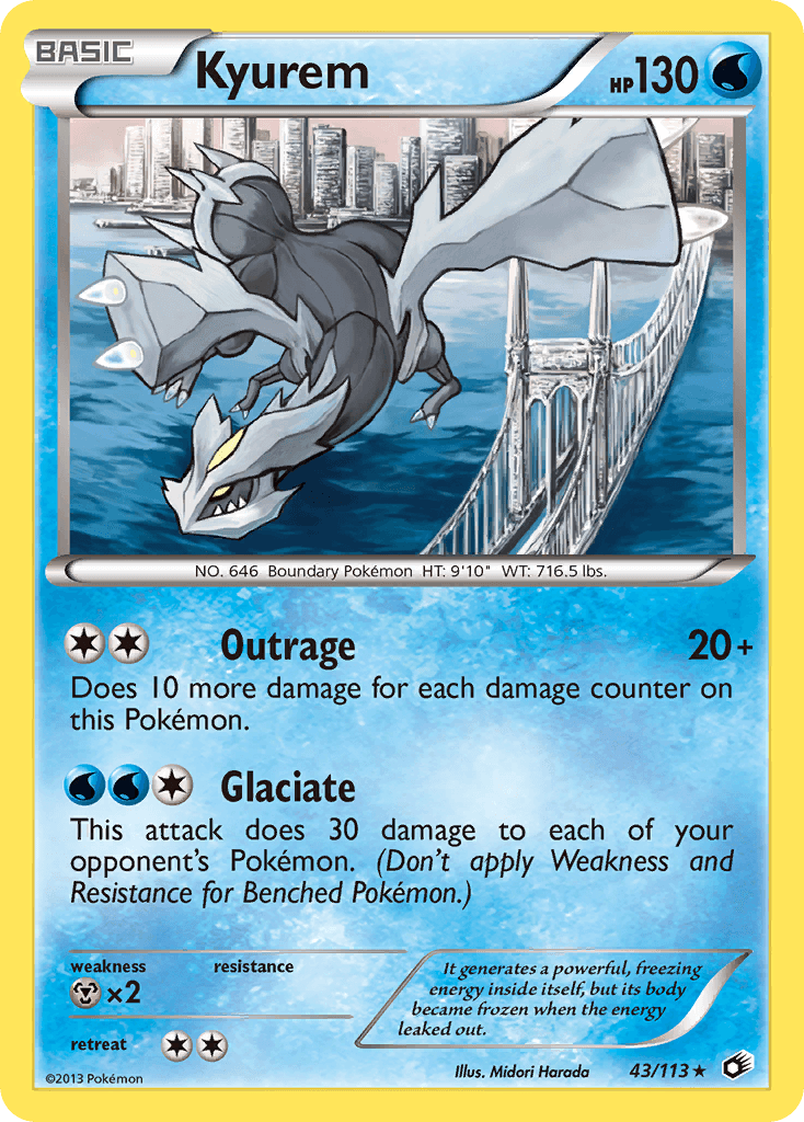 Carta Pokémon Kyurem 43