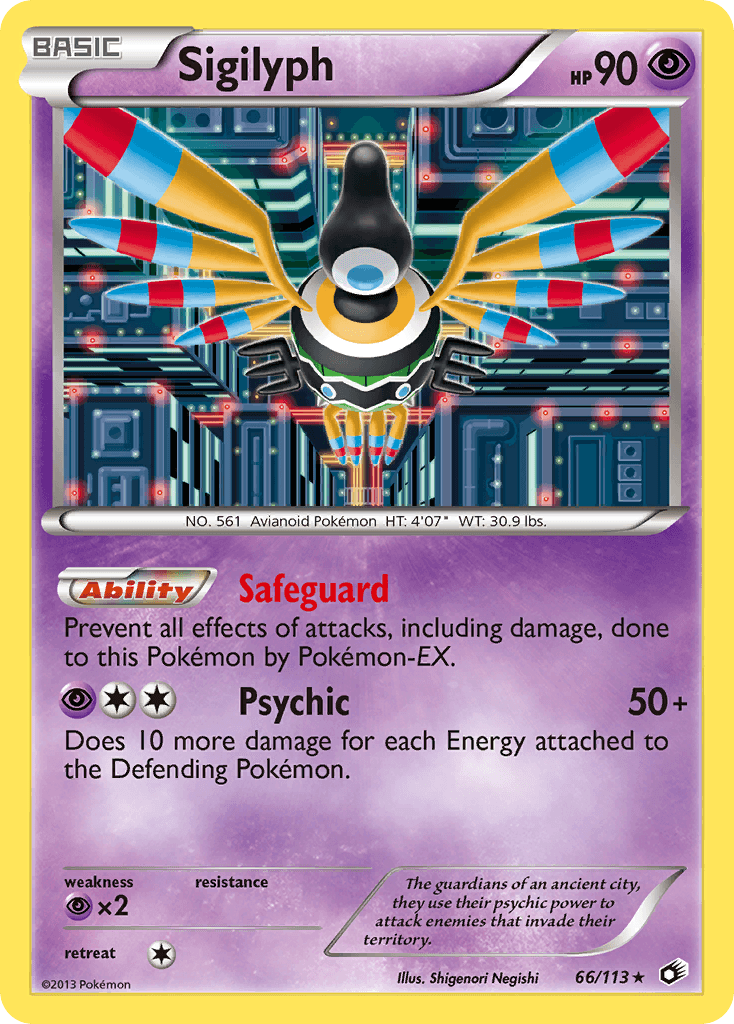 Carta Pokémon Sigilyph 66
