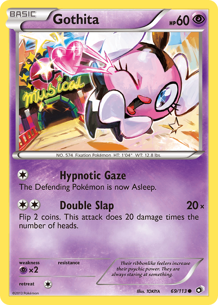 Carta Pokémon Gothita 69