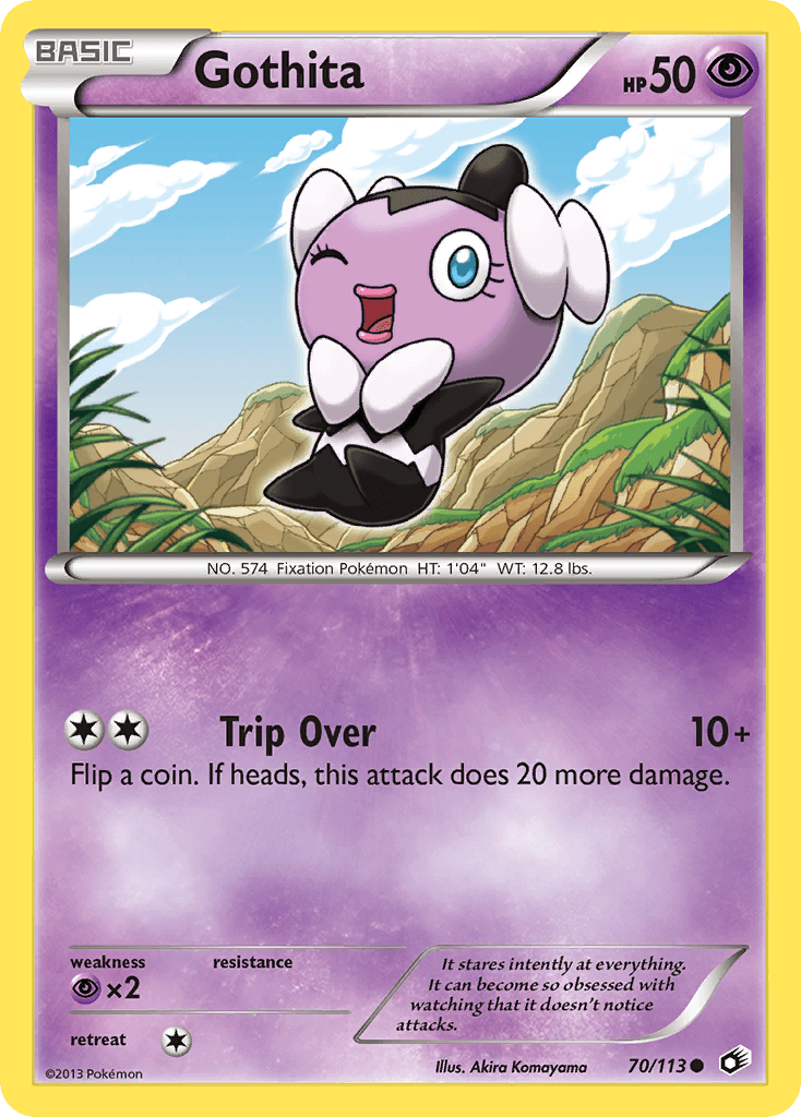 Carta Pokémon Gothita 70