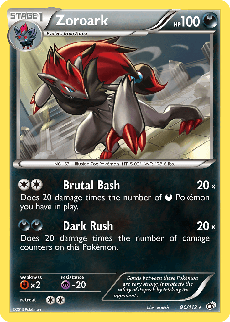 Carta Pokémon Zoroark 90