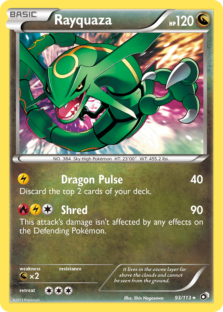Carta Pokémon Rayquaza 93