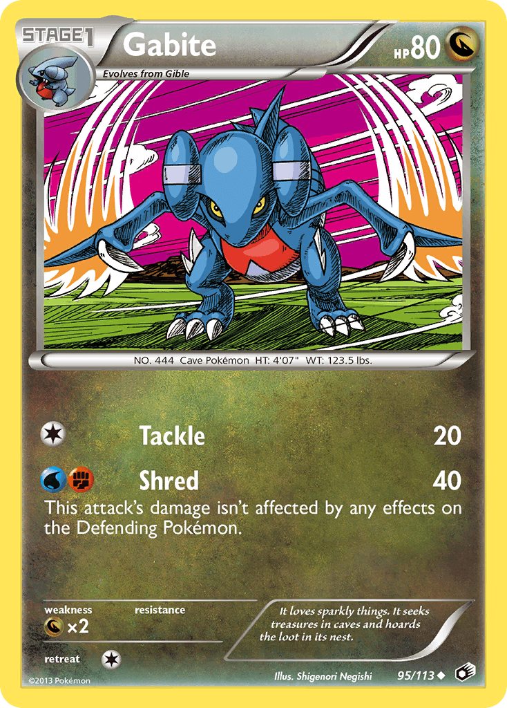 Carta Pokémon Gabite 95