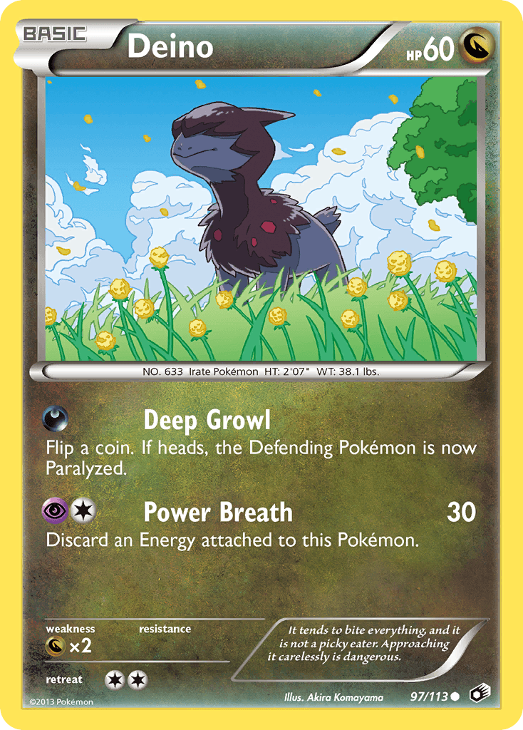 Carta Pokémon Deino 97