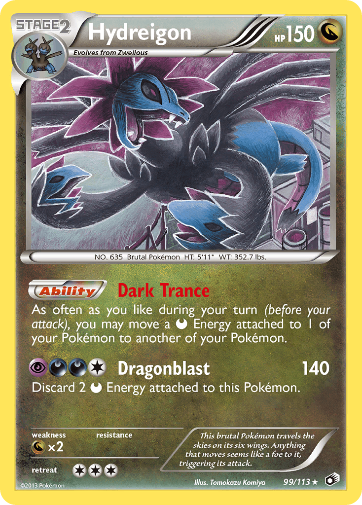 Carta Pokémon Hydreigon 99