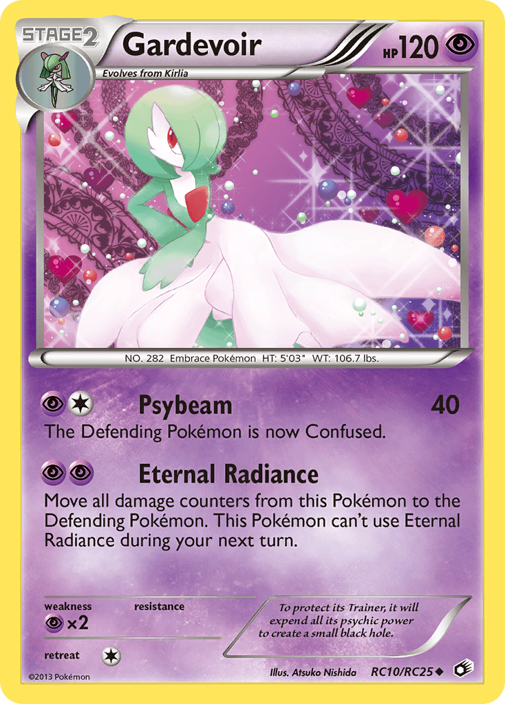 Carta Pokémon Gardevoir RC10
