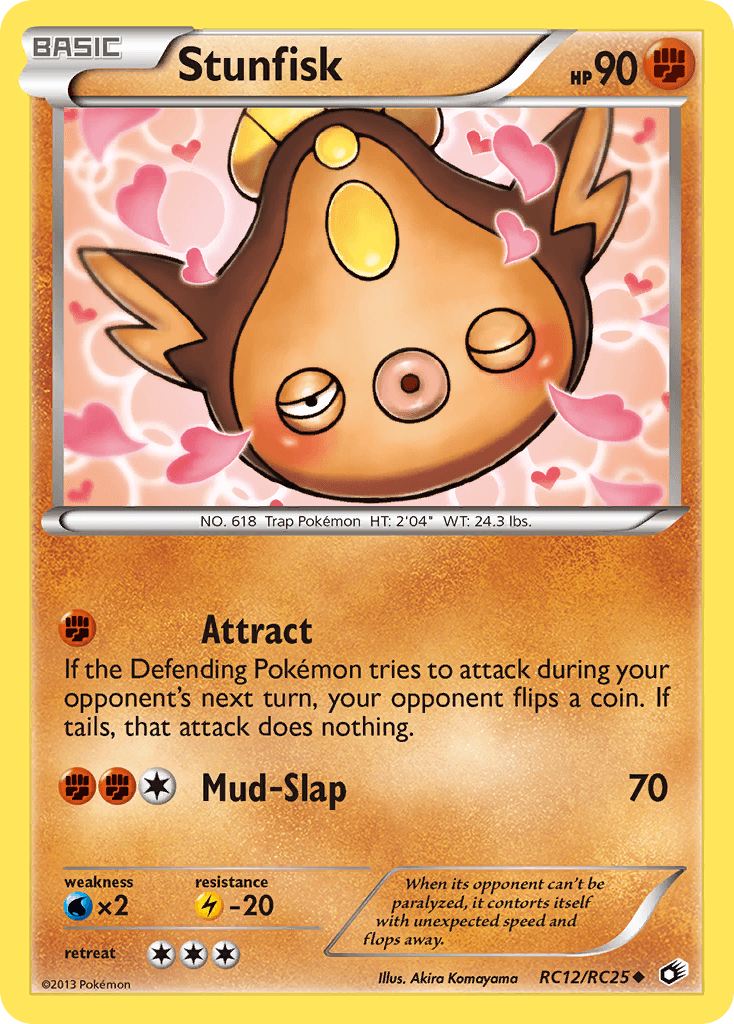 Carta Pokémon Stunfisk RC12