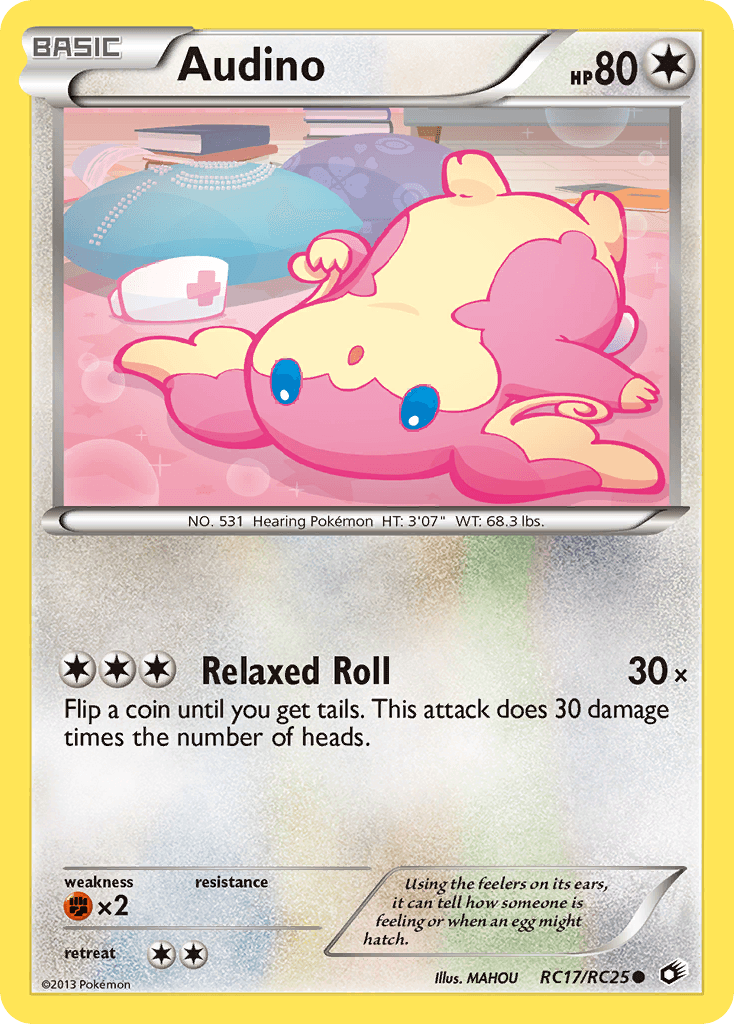 Carta Pokémon Audino RC17