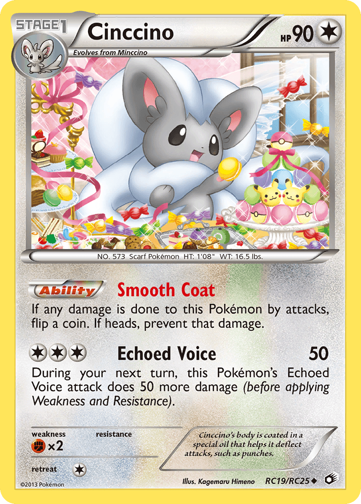 Carta Pokémon Cinccino RC19
