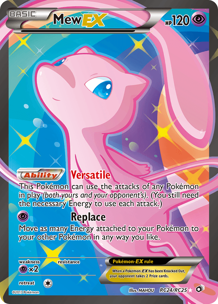 Carta Pokémon Mew-EX RC24