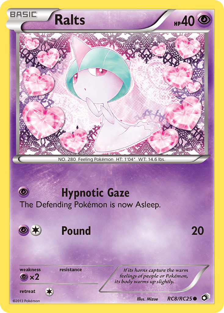 Carta Pokémon Ralts RC8