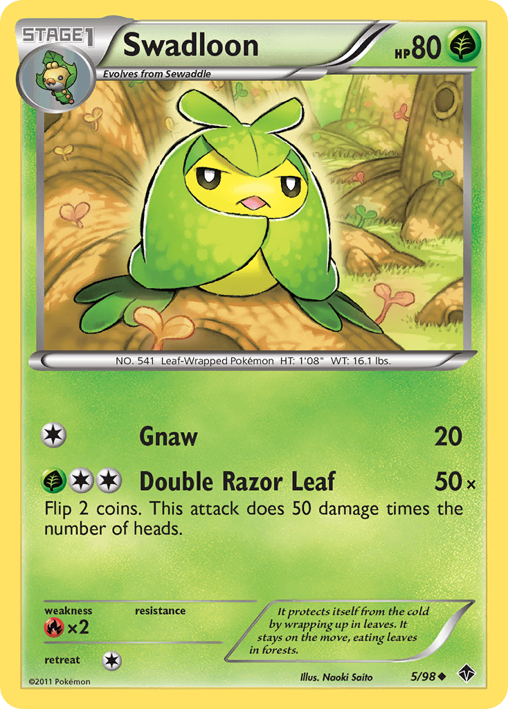 Carta Pokémon Swadloon 5
