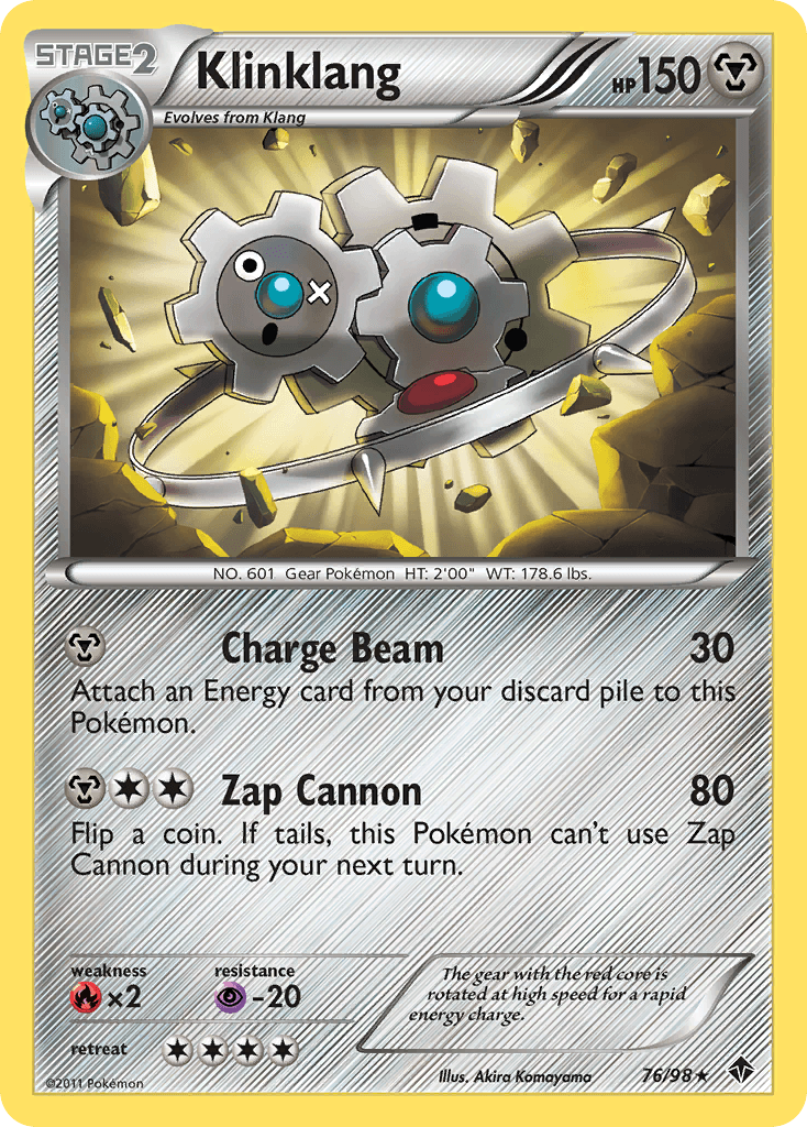 Carta Pokémon Klinklang 76