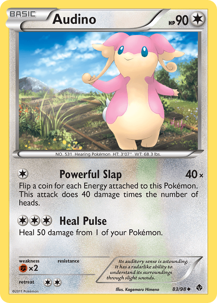 Carta Pokémon Audino 83