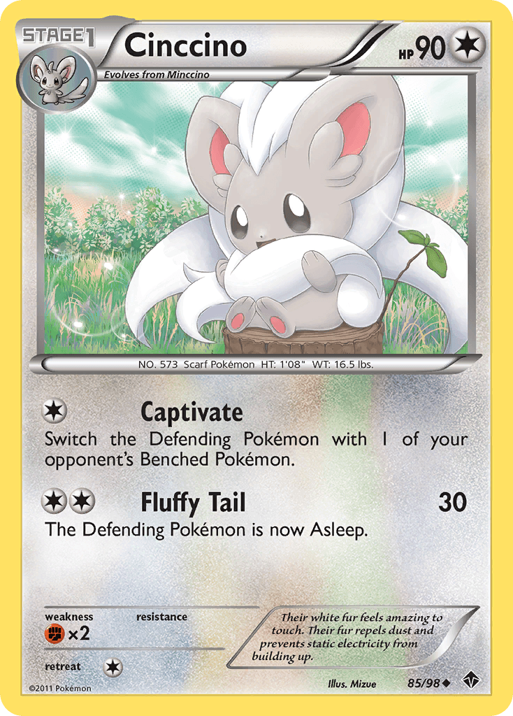 Carta Pokémon Cinccino 85