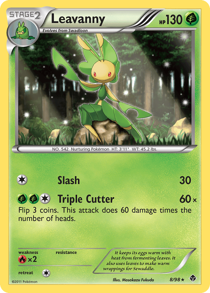 Carta Pokémon Leavanny 8
