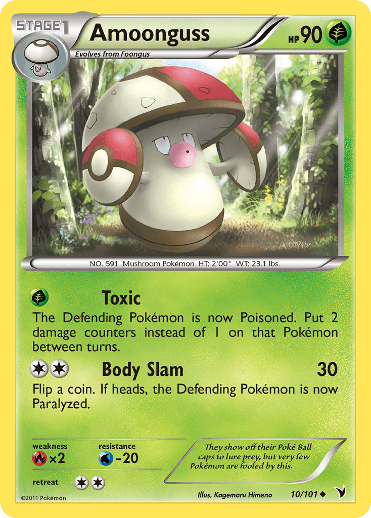 Carta Pokémon Amoonguss 10