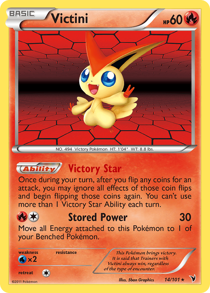 Carta Pokémon Victini 14