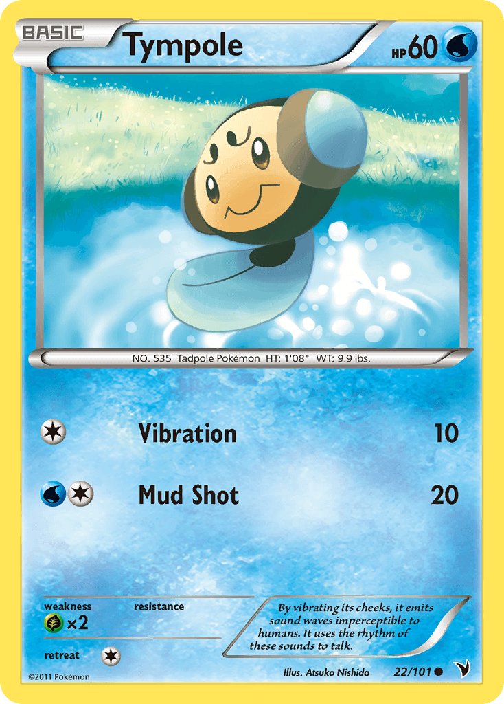Carta Pokémon Tympole 22