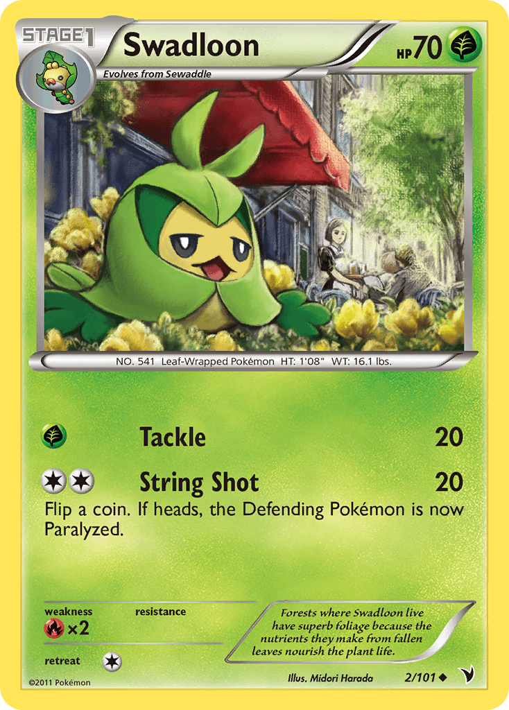 Carta Pokémon Swadloon 2