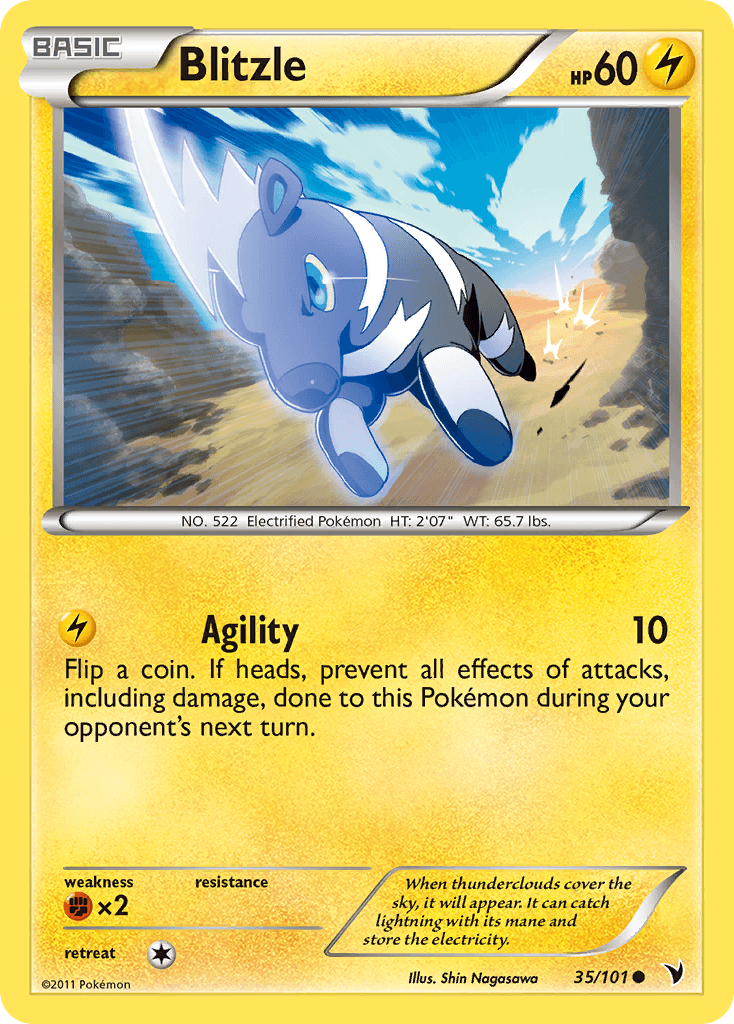 Carta Pokémon Blitzle 35