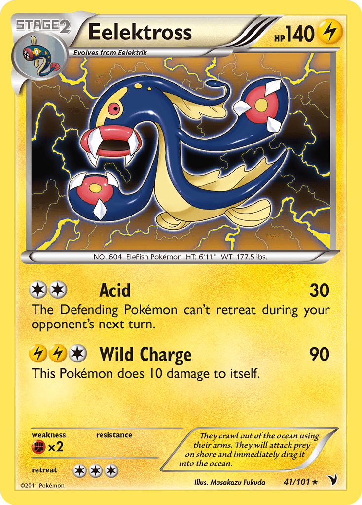 Carta Pokémon Eelektross 41