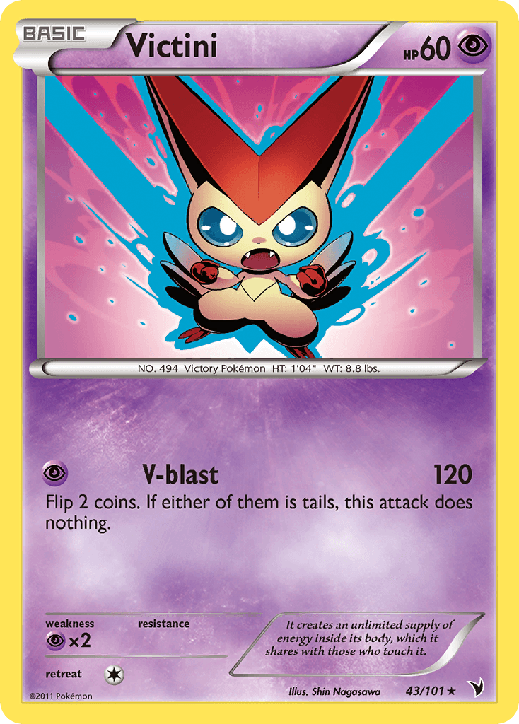 Carta Pokémon Victini 43