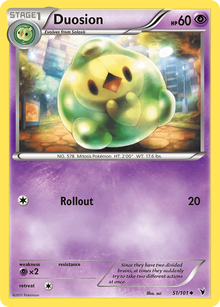 Carta Pokémon Duosion 51